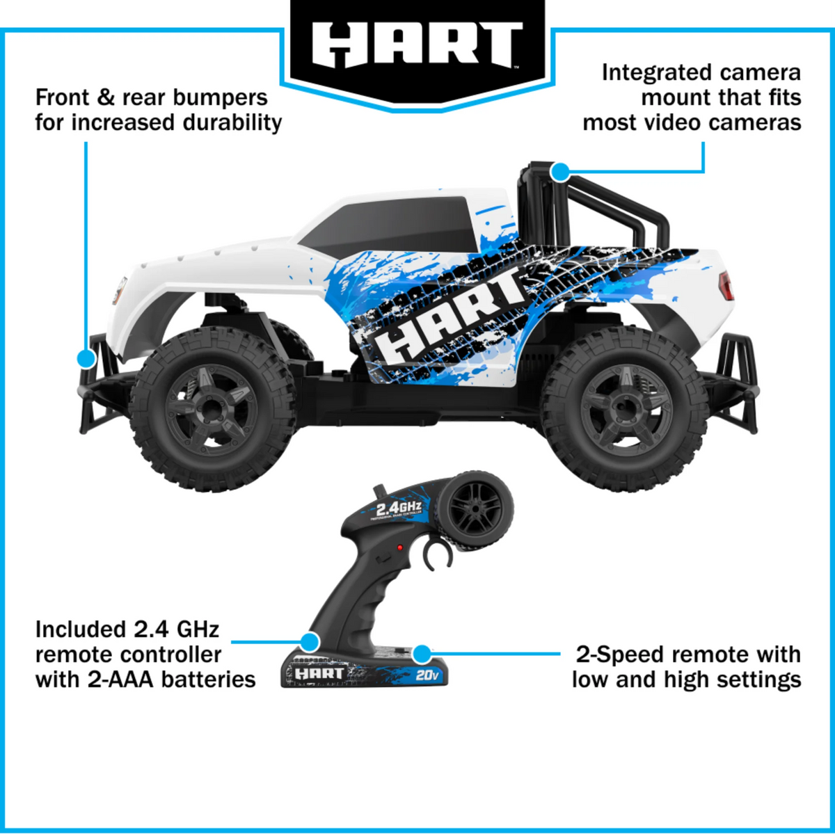 20-Volt RC Truck T35745