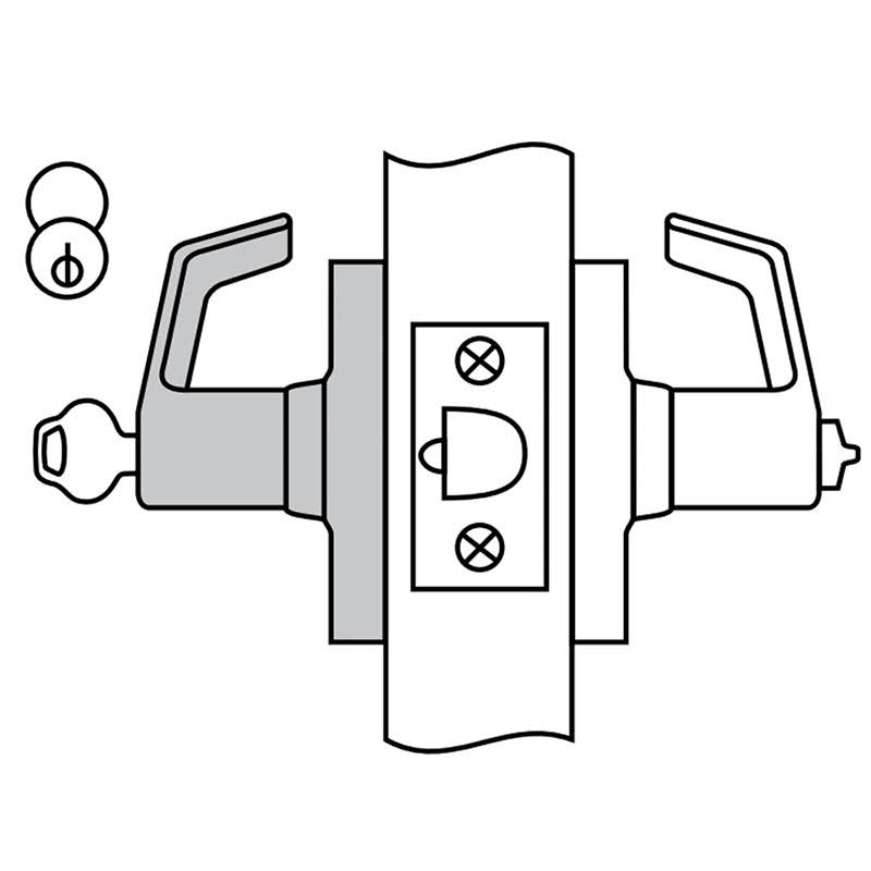 Cylindrical Lock G6464