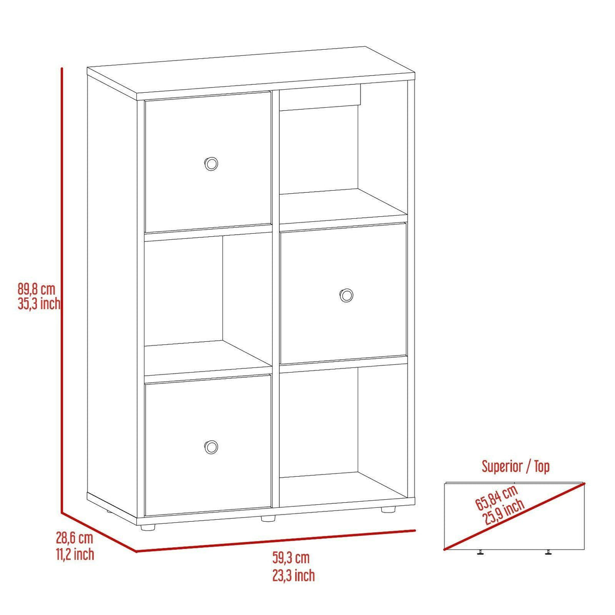 Cube Bookcase C302717