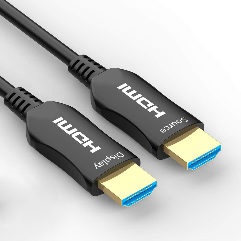 Fiber Optic HDMI 2.0b Cable 30ft 4K 60Hz HDR10 18Gbps Pack of 2 D5514