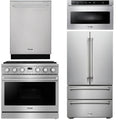 36 Gas Range, Refrigerator, Dishwasher and Microwave E7452