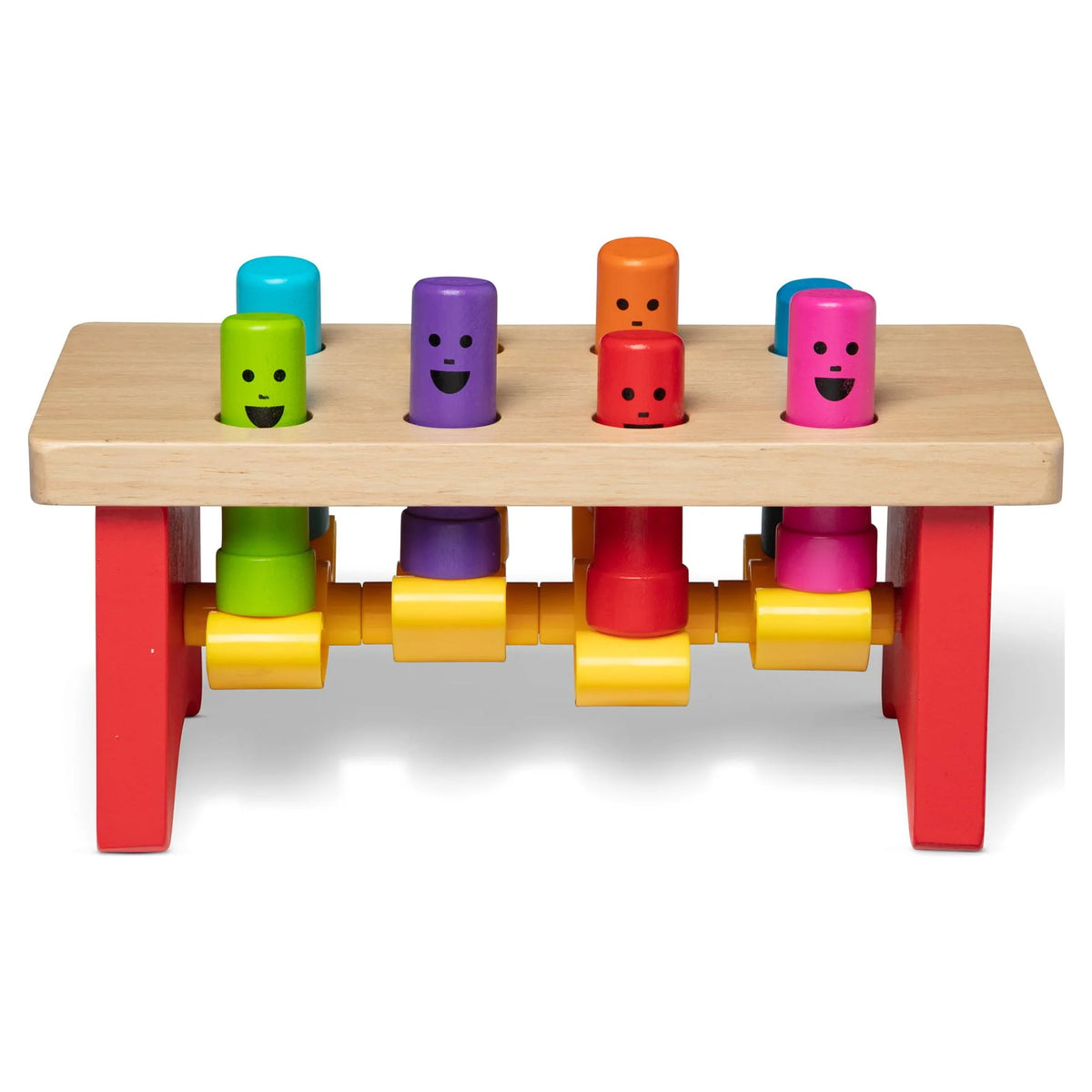 Wooden Pounding Bench Toy With Mallet B4294