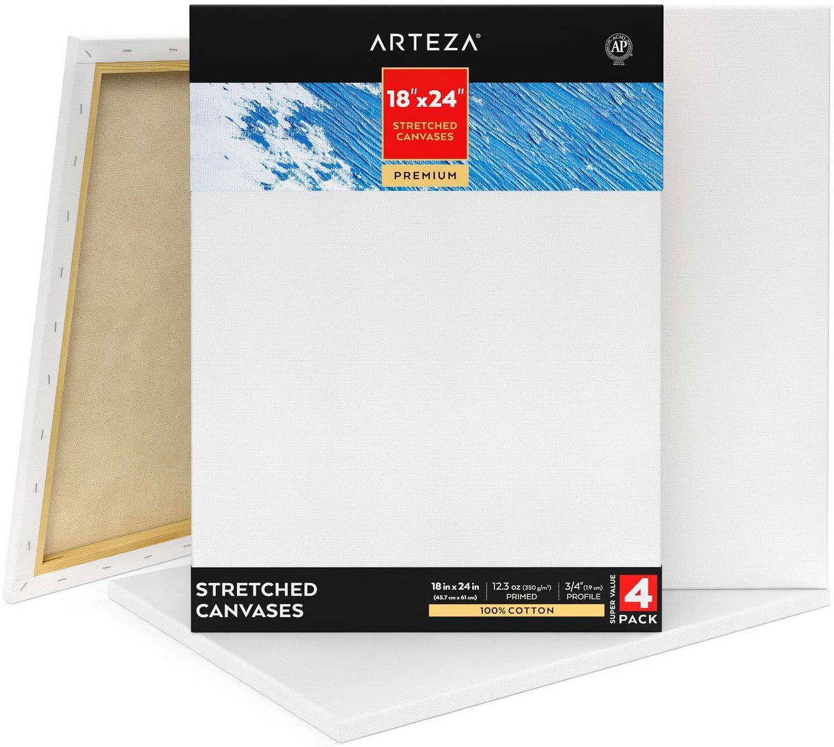 18 x 24 in Pack of 4 Stretched Canvas K84009
