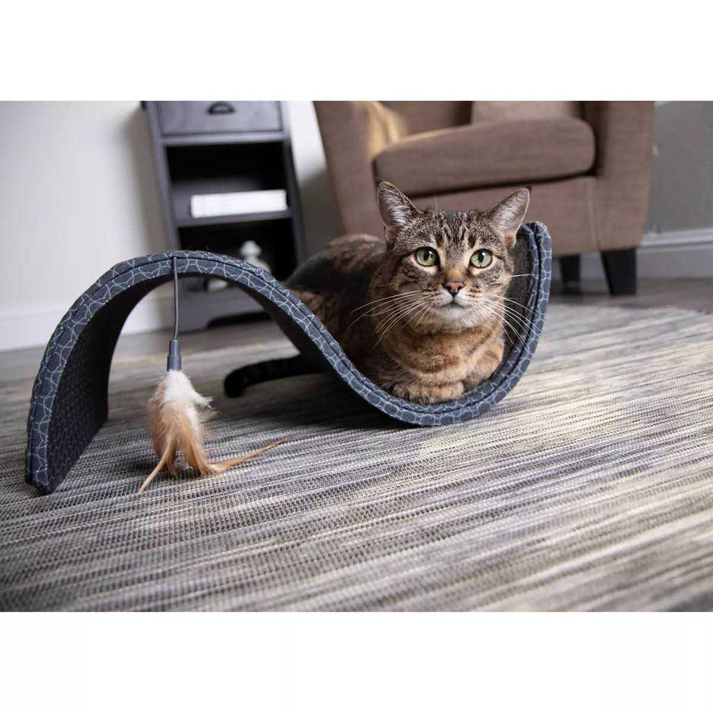 Cat Scratcher with Feather Toy F726088