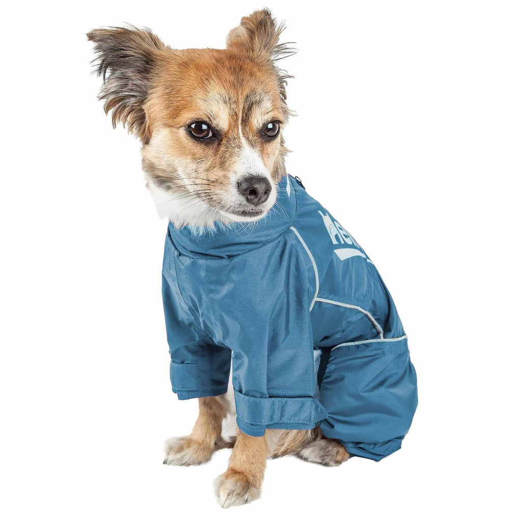 Waterproof Reflective Full Body Dog Coat Jacket Orange Medium U9272
