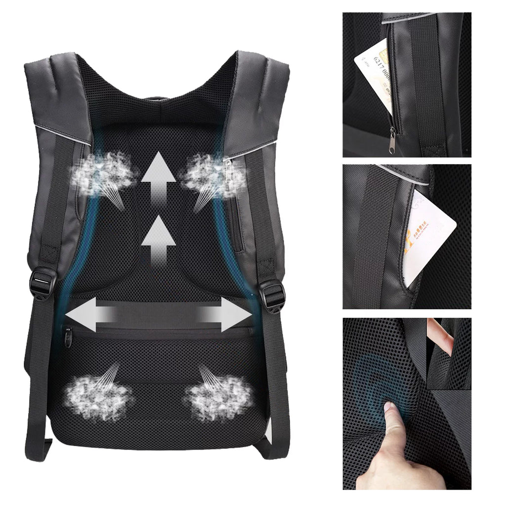 17.3 inch Anti-Theft Laptop Backpack with USB Charging Port B117