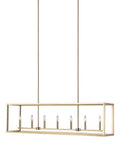 7 Light Island Satin Bronze Finish P7639