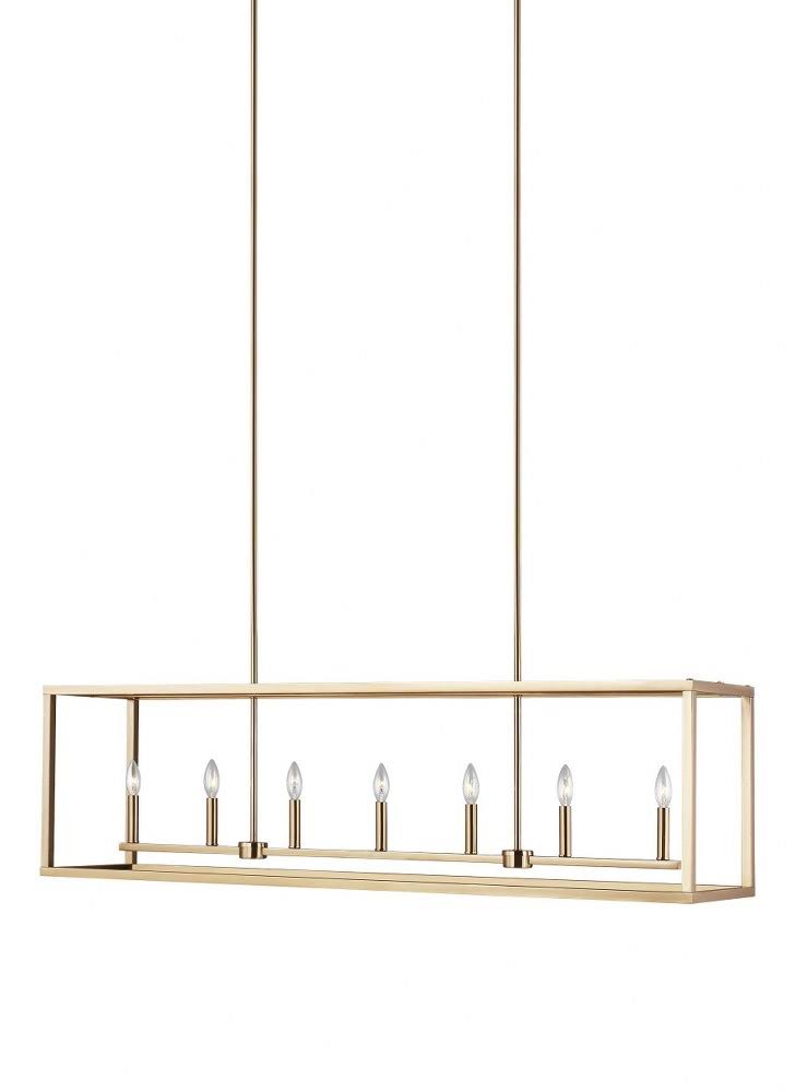 7 Light Island Satin Bronze Finish P7639
