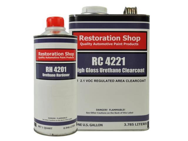 Electric Yellow Gallon Urethane Basecoat Clearcoat Car Paint Kit T435