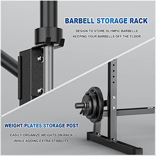 Adjustable Squat Rack with Pull Up Bar A45553
