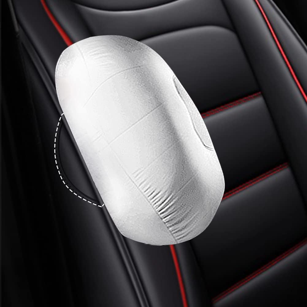 Faux Leather Waterproof Car Seat Covers 5 Seats Set with Airbag Compatible H2536