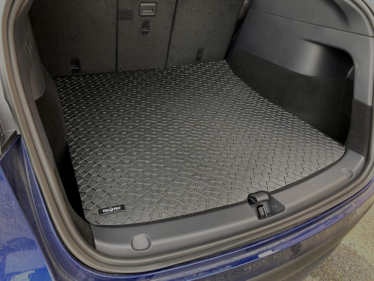 Black Rubber Heavy Duty Cargo Floor Mat Pack of 2 E327