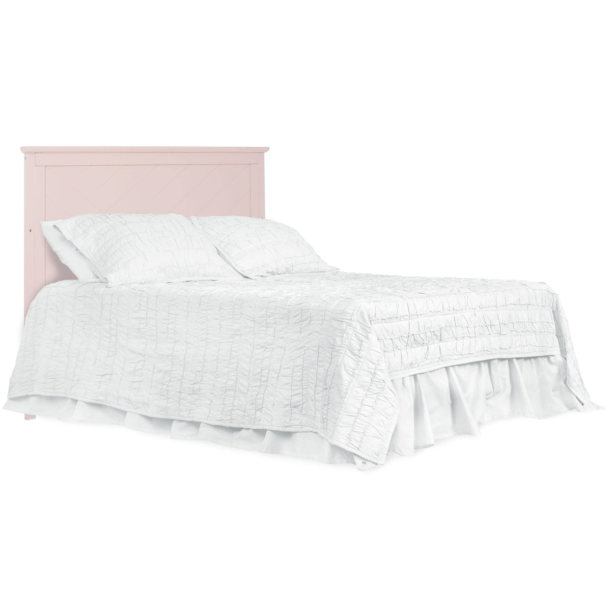 Blush Pink 5 in 1 Convertible Crib Q346
