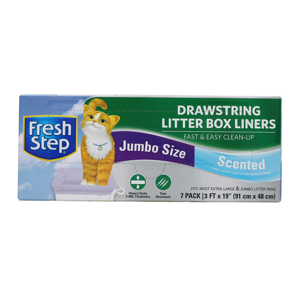 Scented Large Drawstring Litter Box Liners W830