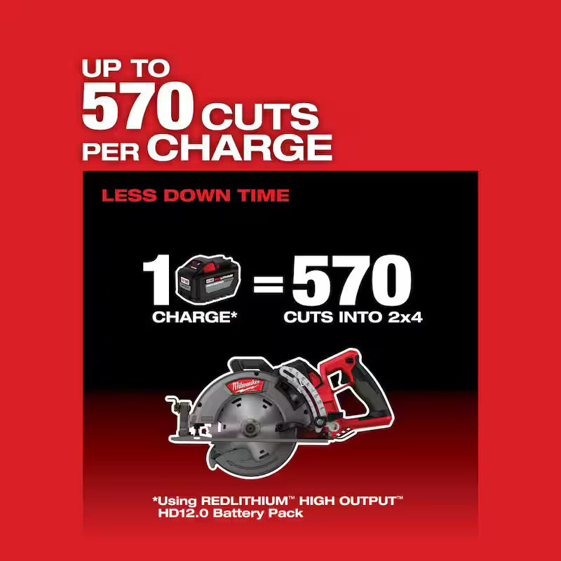 18V Cordless 7-1/4 in. Circular Saw & 12.0Ah Battery H272
