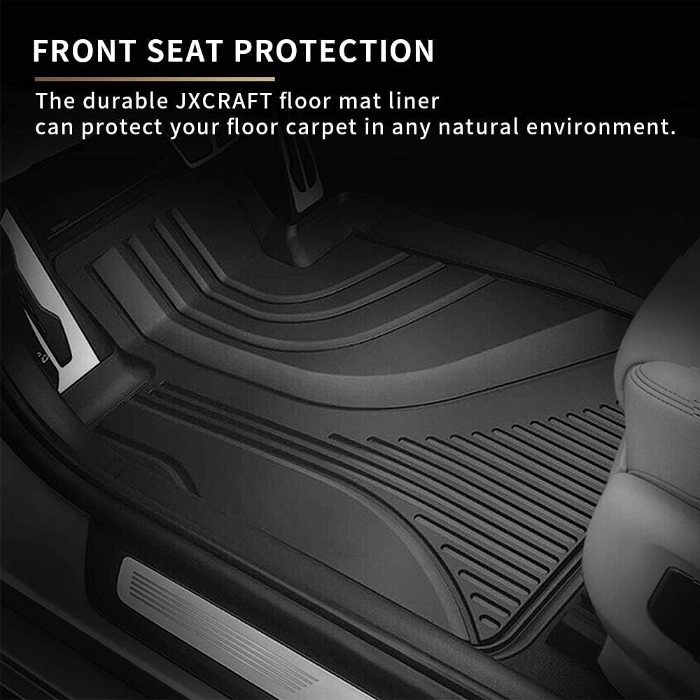 All Weather Car Floor Mats Front & 2nd Seat Floor Liners V621725