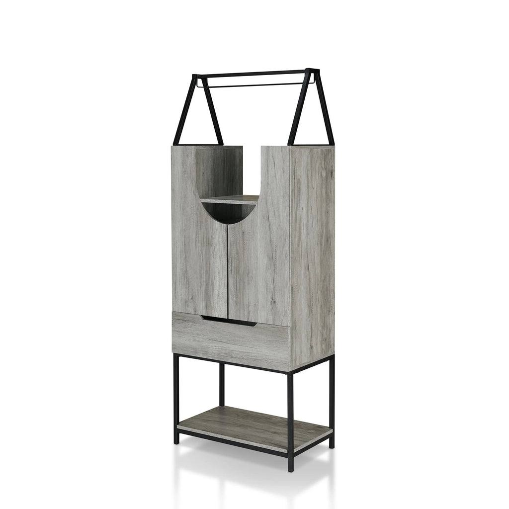Contemporary Metal Wine Cabinet V478