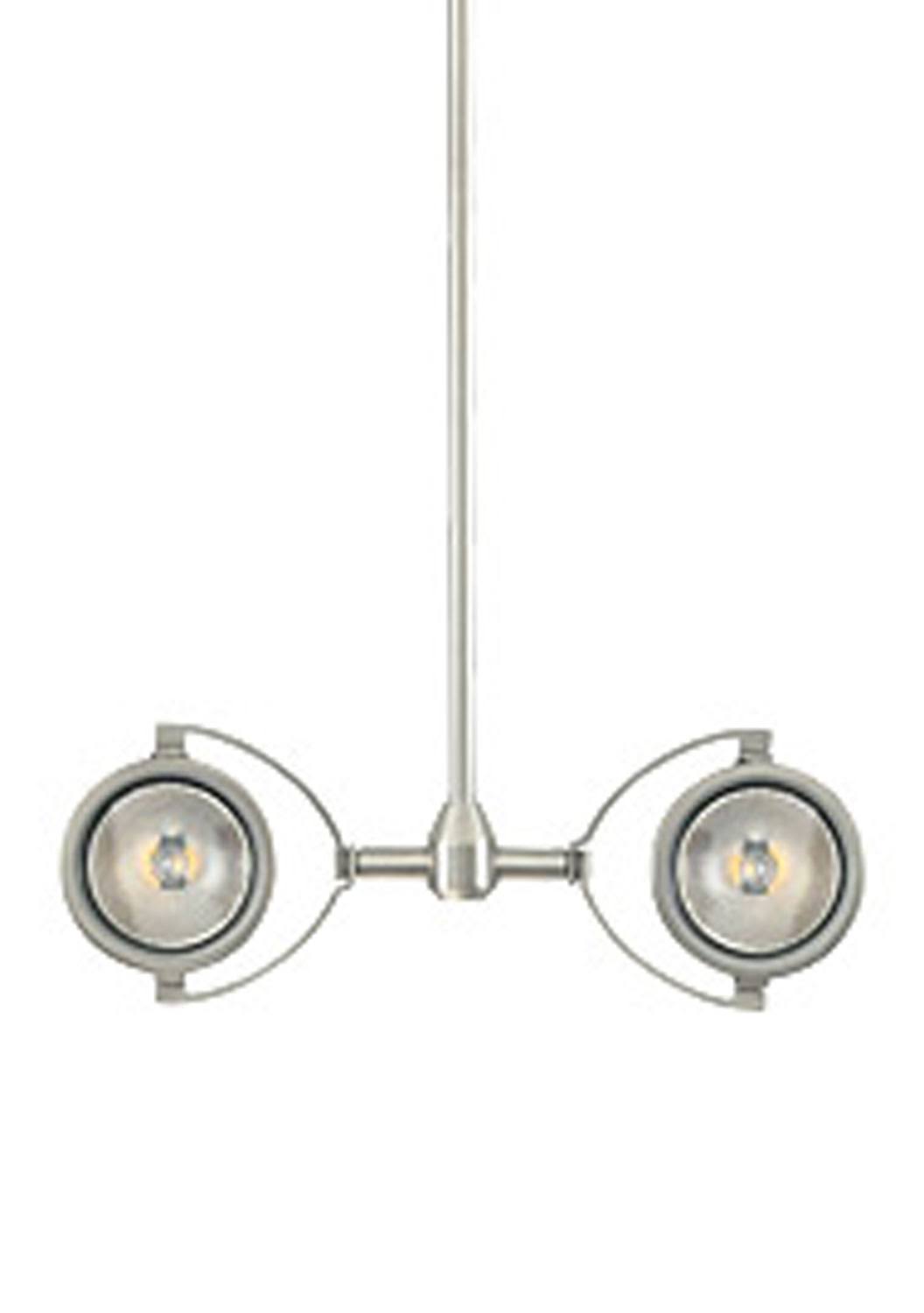 Satin Nickel Track Head D86747