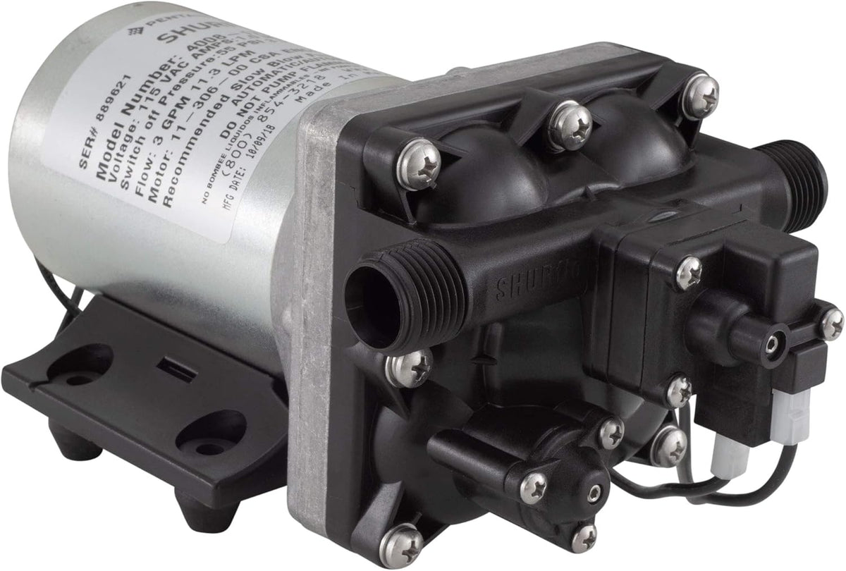 RV Water Pump 3.0 GPM 115V Self-Primer V7218