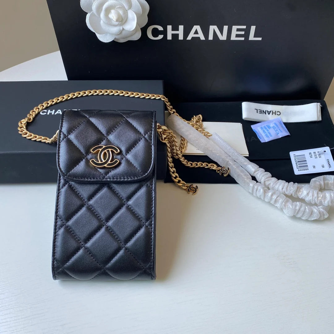 Black Phone Holder Bag Z442