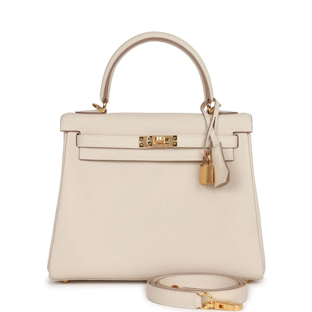 Craie Togo Leather Handbag B146203