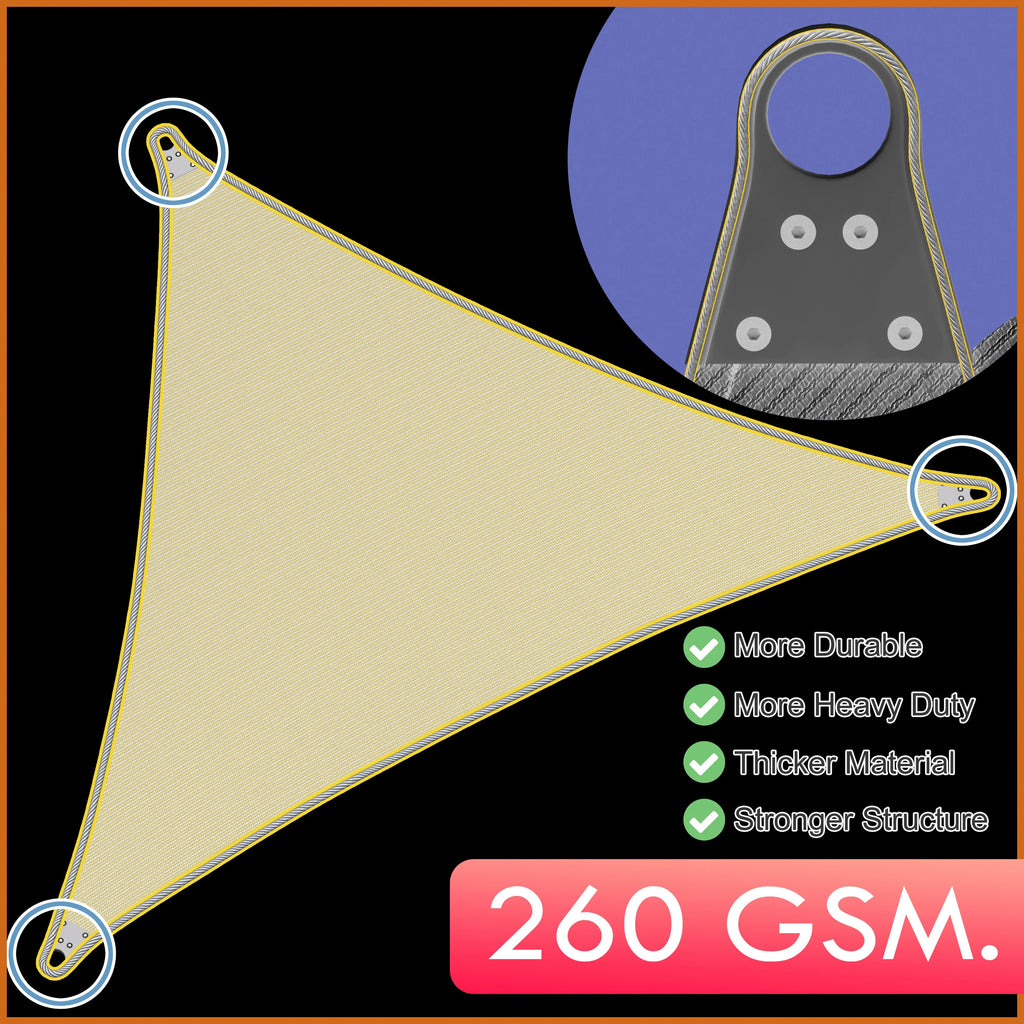 12' x 12' Green Square Sun Shade Sail Canopy S868117