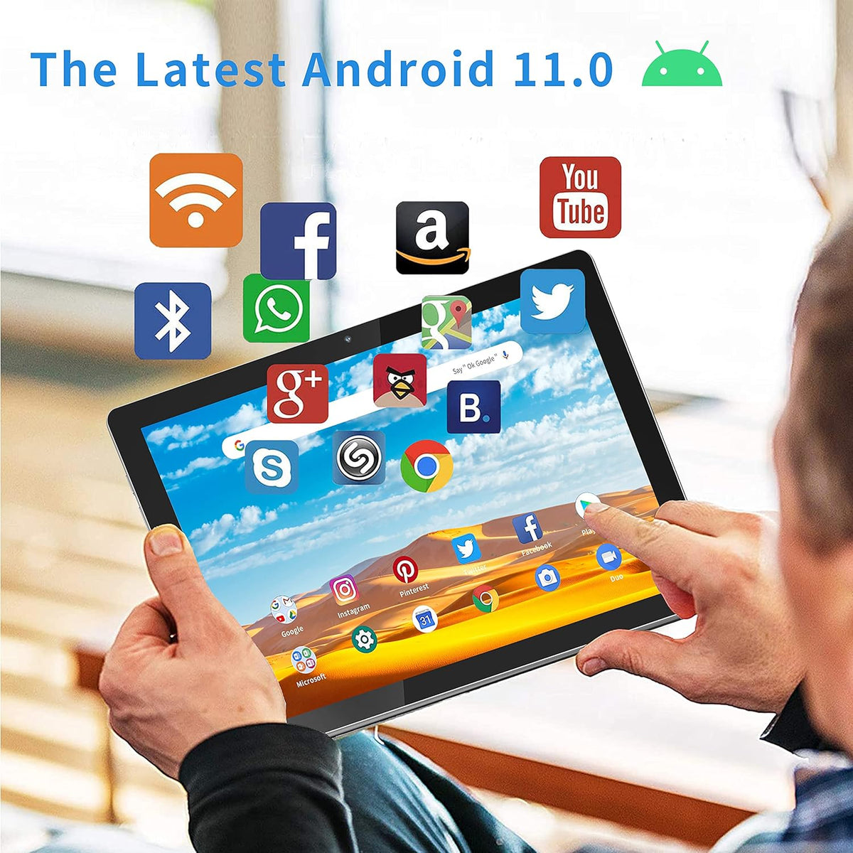 10.3 Inch Android 11 Tablet with 32GB Storage (Orange) V54491