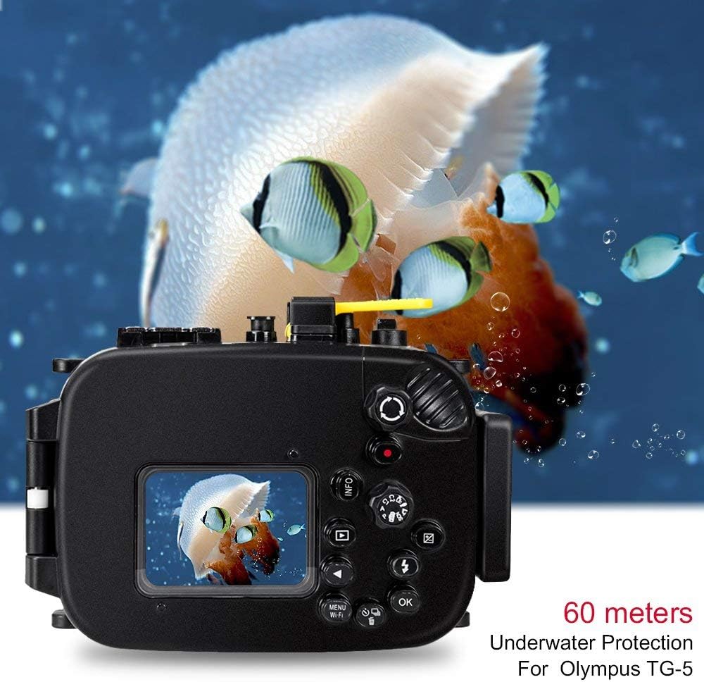 Waterproof Underwater Diving Housing Case for Olympus TG-5 Cameras K512730