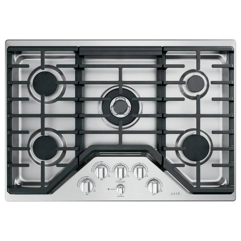 Brushed Stainless Gas Cooktop Knob Kit S78043
