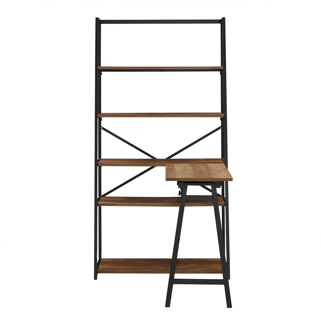 Folding Desk with Bookcase Z6103