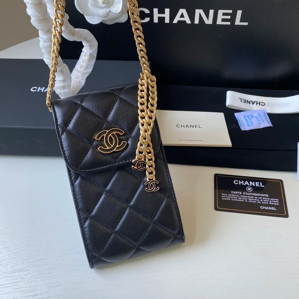 Black Phone Holder Bag Z442