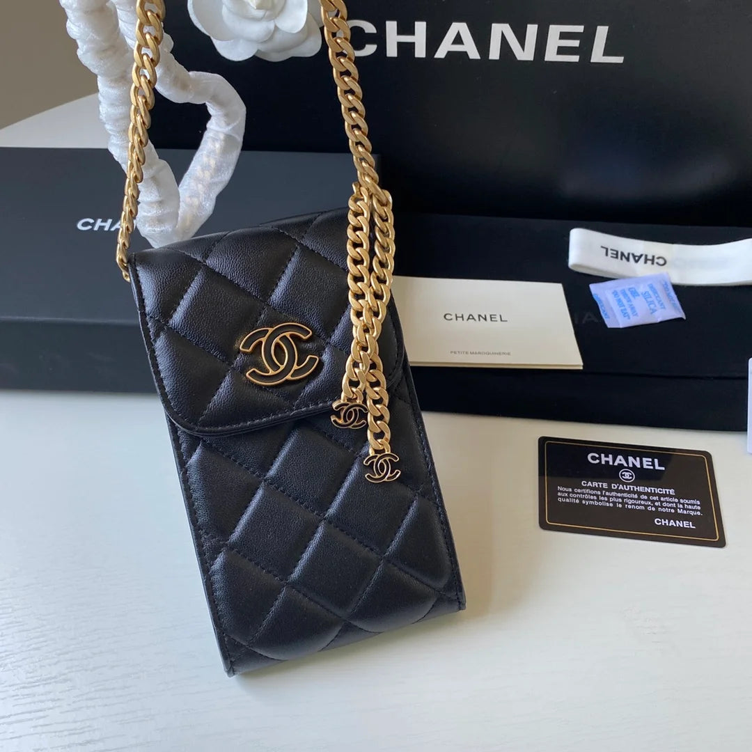 Black Phone Holder Bag Z442