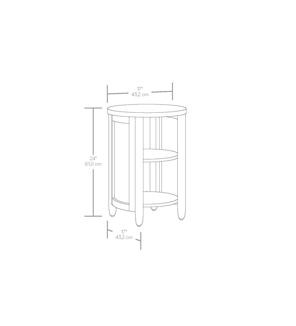 Side Table, Light Honey Finish Z919368
