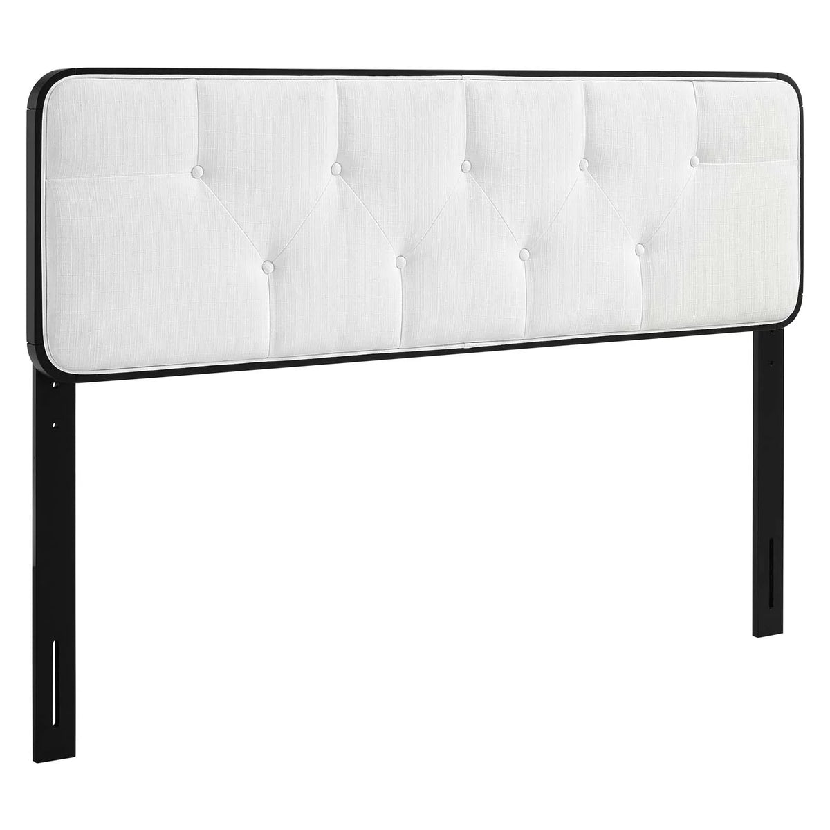 Tufted Twin Fabric and Wood Headboard H160