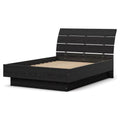 Full Bed with Slats Black Woodgrain R14305