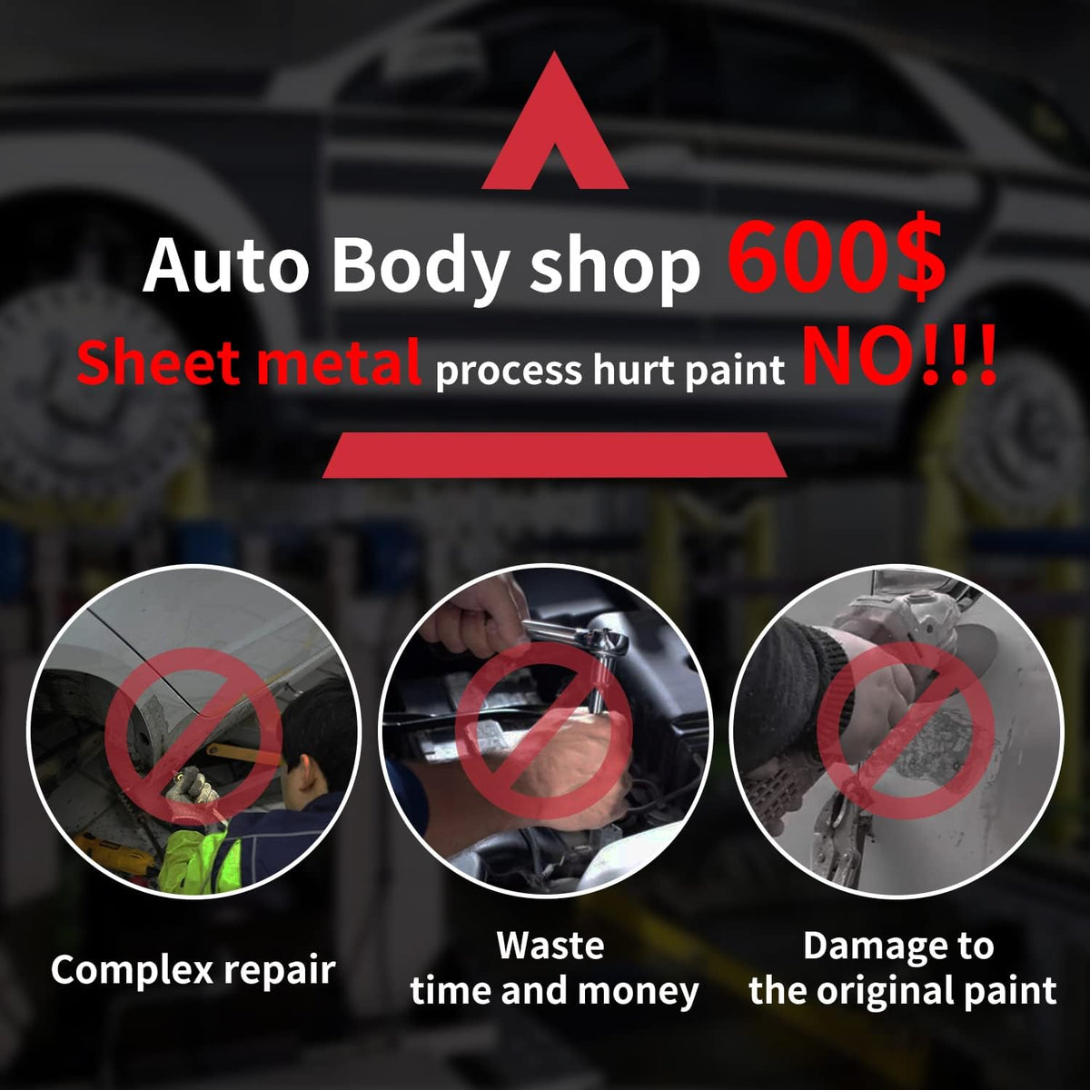 PDR Tools Car Paintless Dent Repair Remover Tool Kit Pack of 2 Y400