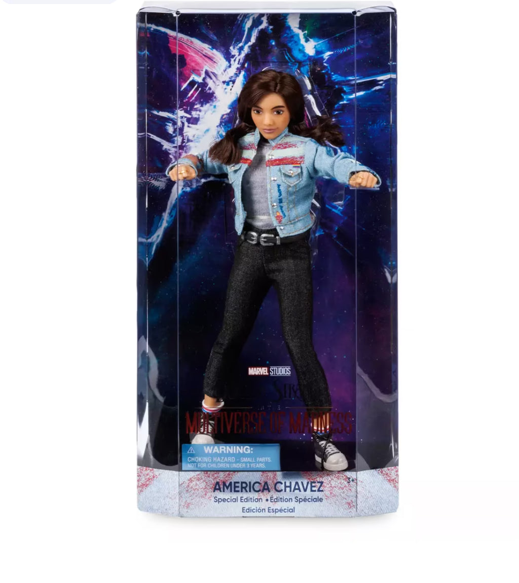 Disney Marvel America Chavez Doll Special Edition with Box X4728