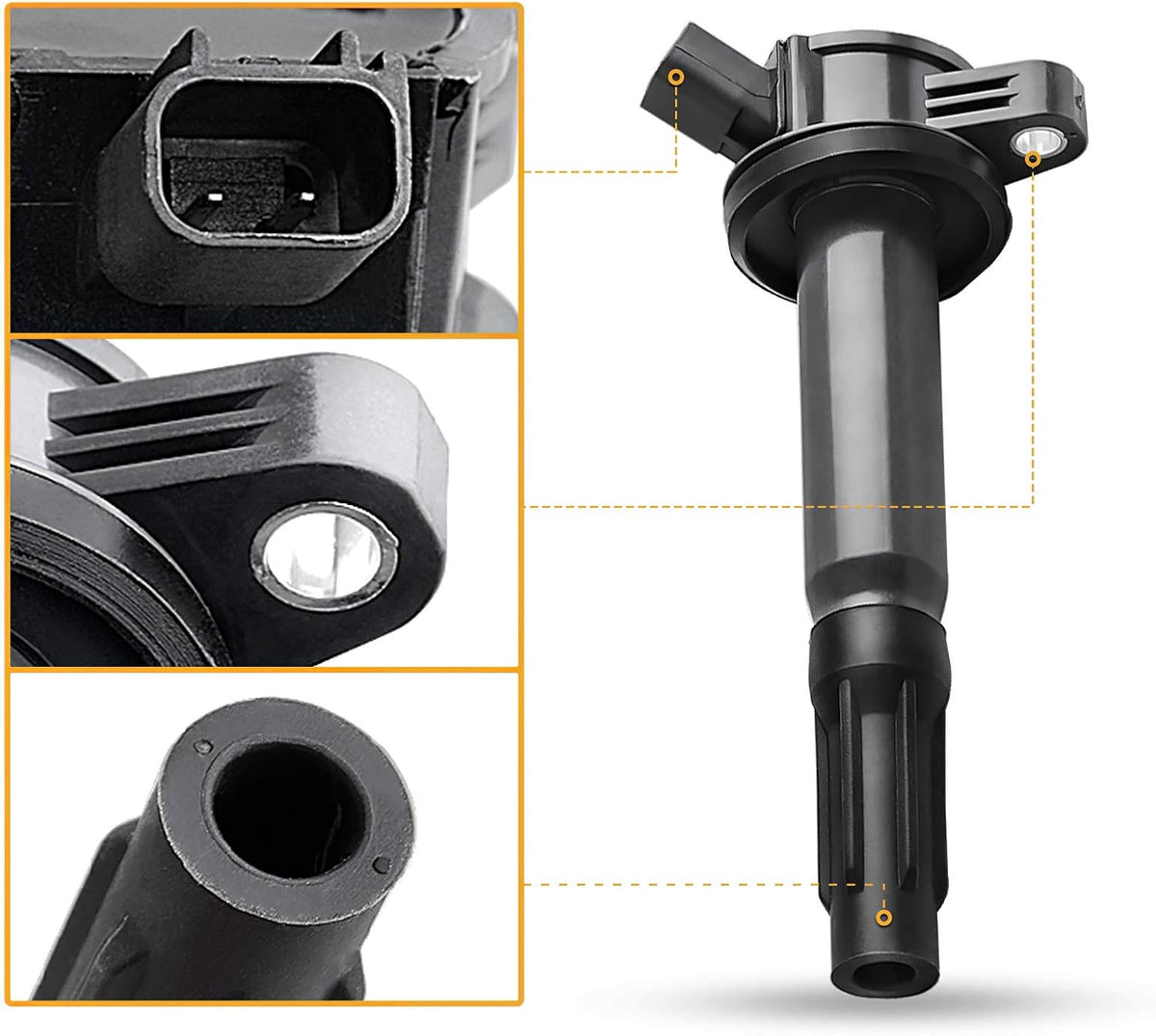 Ignition Coils 6-Pack Compatible with 3.0L V6 J697