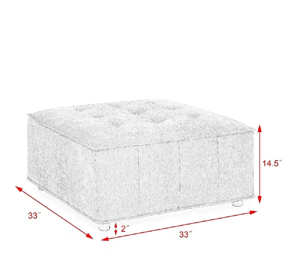 Chenille Grey Modular Sectional Sofa A13192