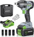 Cordless Impact Wrench 1/2 inch 20V Brushless High Torque 370 Ft-Lbs with Battery B16875