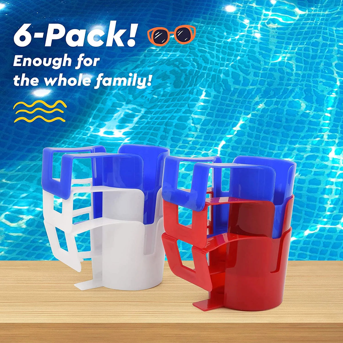 6-Pack Poolside Cup Holder A897954
