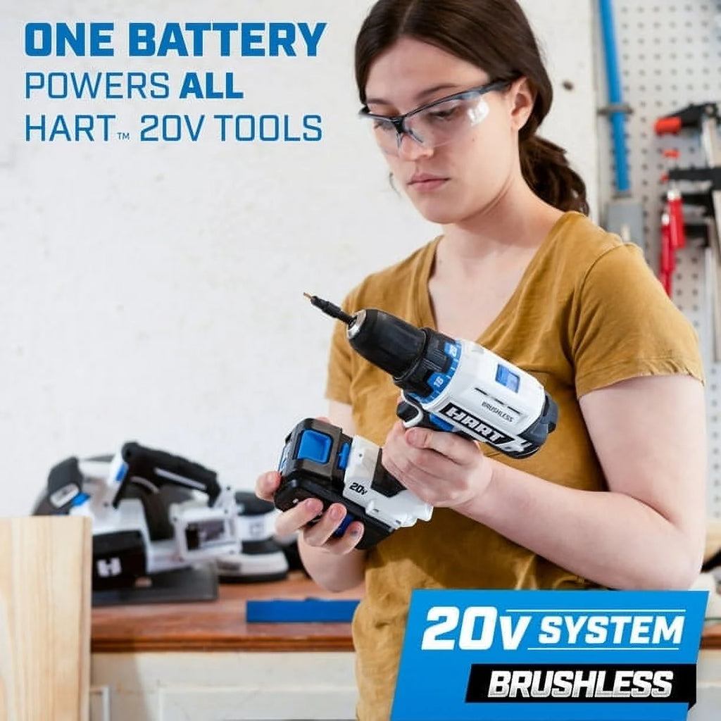 20-Volt Cordless Brushless 1/2-inch Drill/Driver Kit with 2Ah Lithium-Ion Battery B803