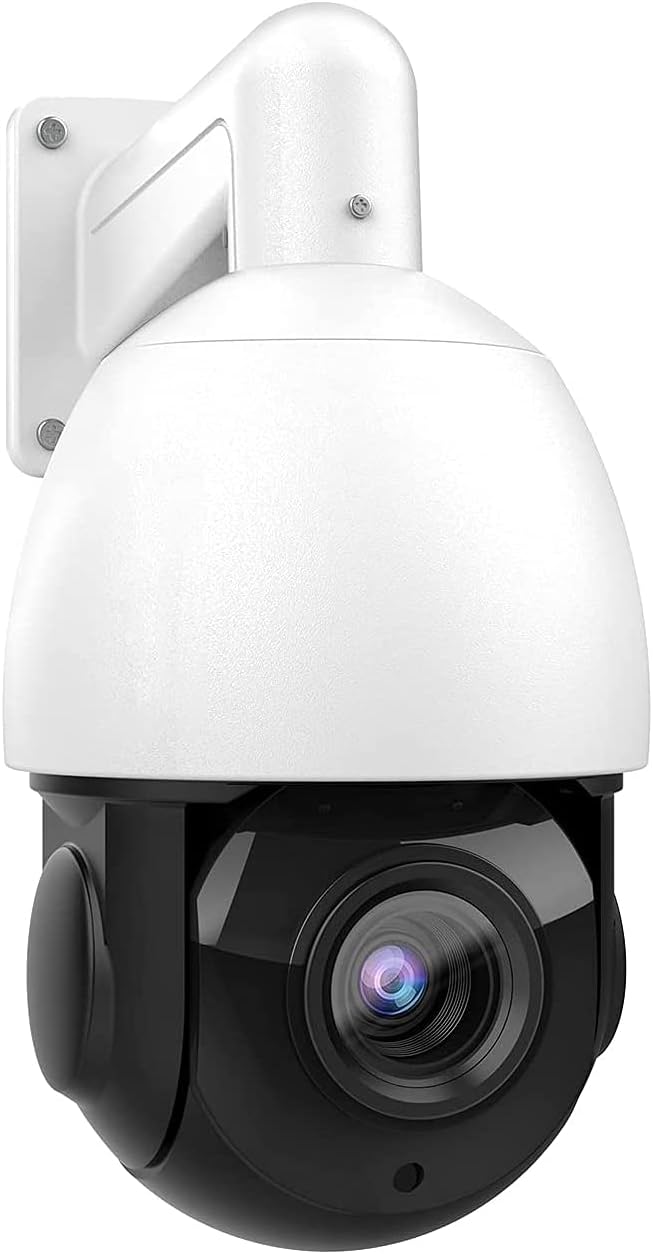 4MP Outdoor PTZ IP Camera Dome, 4X Optical Zoom, 66ft IR Night Vision, H.265+, IP66 K893642