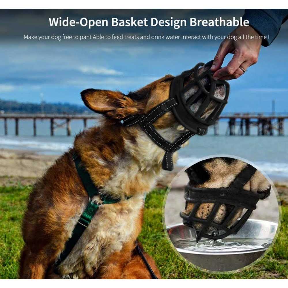 Soft Basket Silicone Dog Muzzle D3486