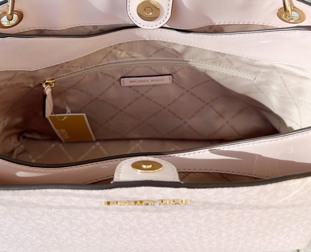 Large Triple Compartment Tote Powder Blush Y43082