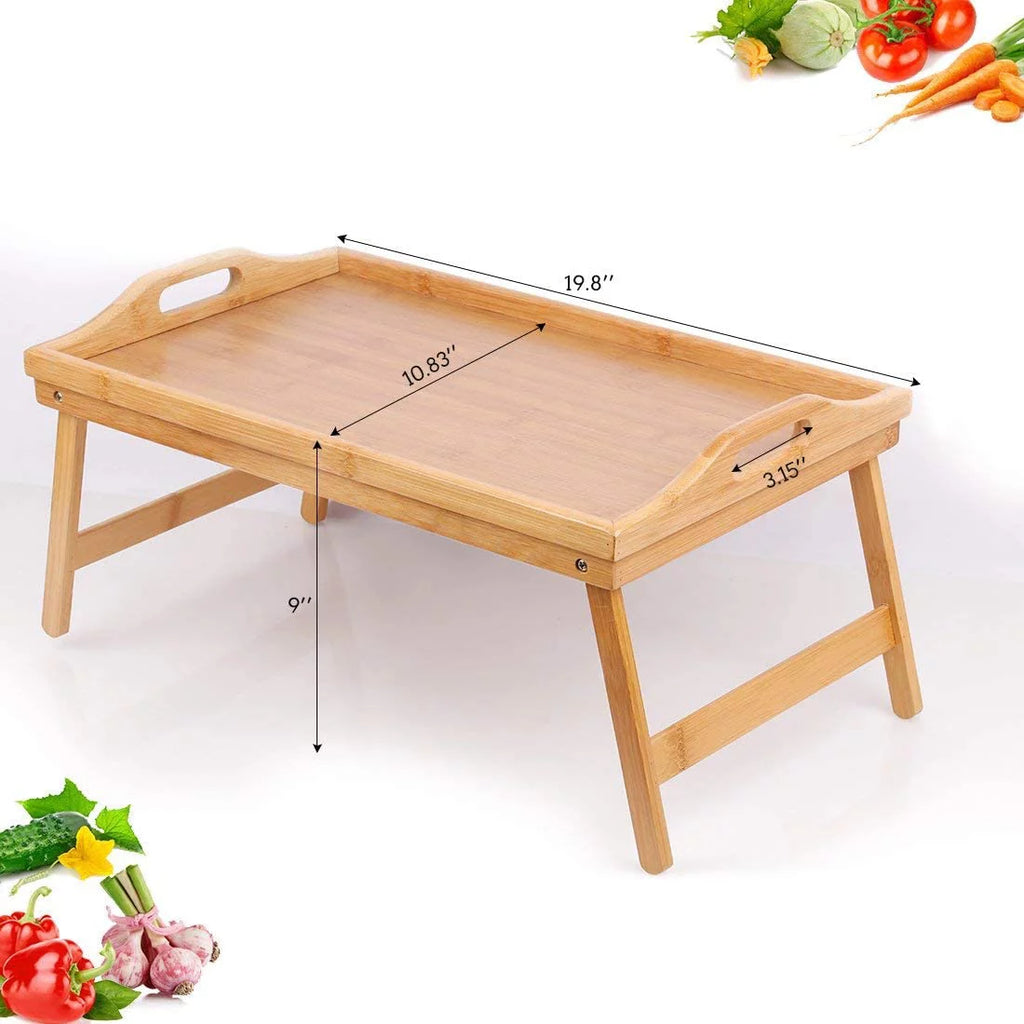 Bamboo Bed Tray with Folding Legs X960
