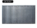 100% Rubber Clean Step Scraper Doormat U8157