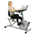 Magnetic Indoor Recumbent Exercise Desk Bike 350 lb Weight Capacity Y735484