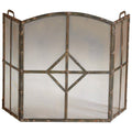 Rustic Fireplace Screen J4816