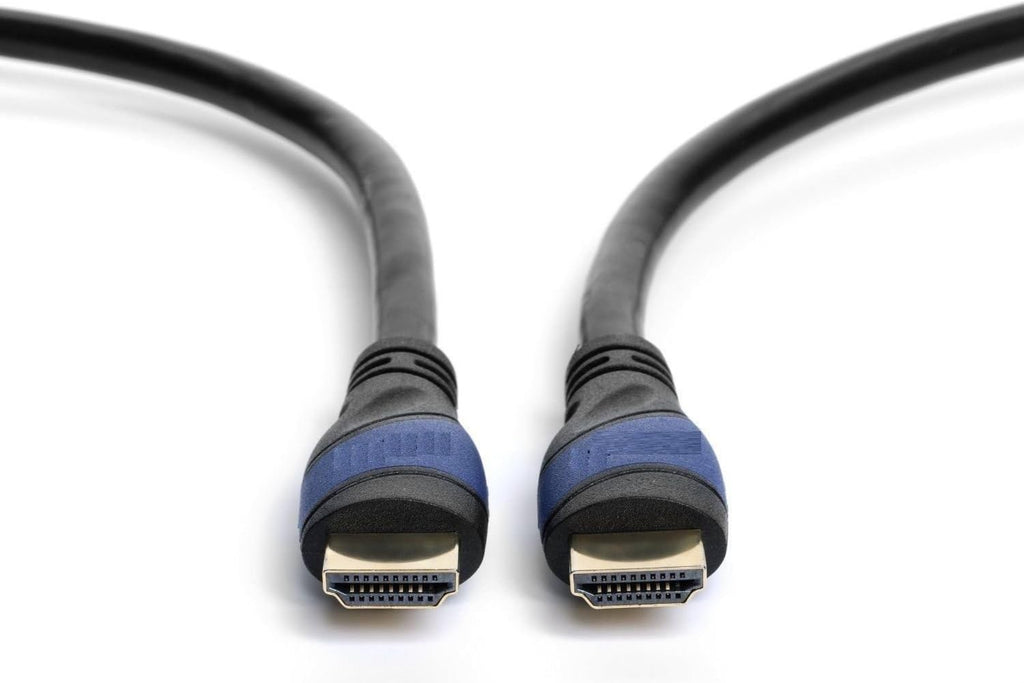 Braided Nylon HDMI Cable with Ferrite Core Blue 100 Feet Pack of 2 A90355